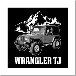 Jeep Wrangler TJ jeep car name Posters and Art